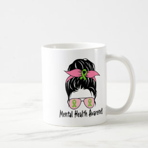 Bun Mental Health Problems Gift Mental Health Awar Coffee Mug