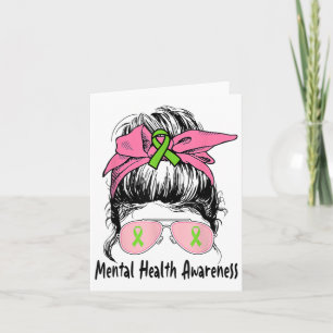 Bun Mental Health Problems Mental Health Awareness Card