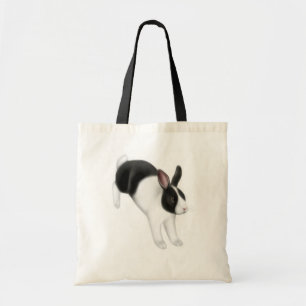 Bun on the Run Rabbit Tote Bag