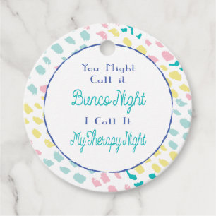 Bunc o Game Prize Funny Favour Tags