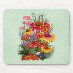 Bunch of beautiful flowers.. mouse pad