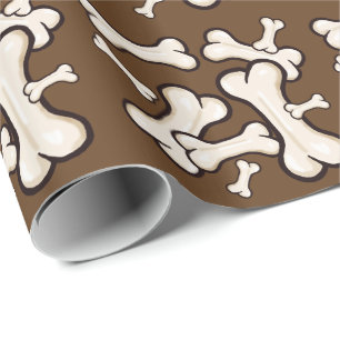 Bunch of Bones Dog Gift Wrap