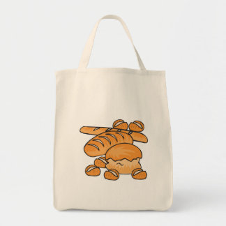 bunch of bread and rolls tote bag