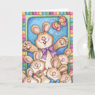 Bunch of Bunnies - Greeting Card