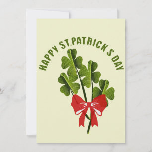 Bunch of Clover Holiday Card