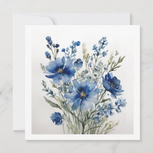 Bunch of Flowers Elegant Watercolor