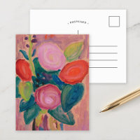 Bunch of Flowers in Vase | von Jawlensky