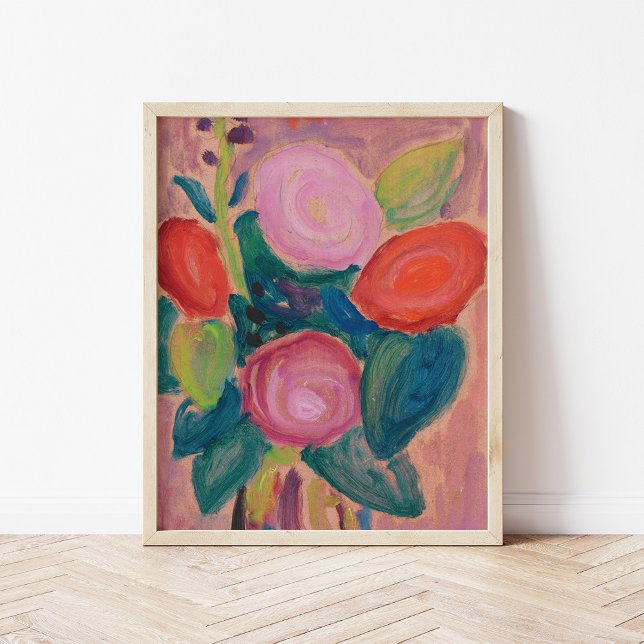 Bunch of Flowers in Vase | von Jawlensky Poster (Creator Uploaded)