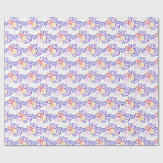 Bunch of flowers wrapping paper