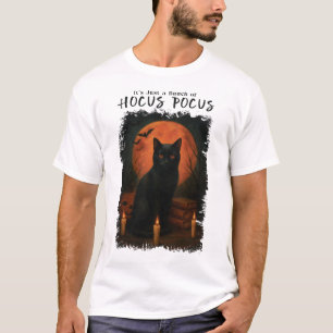 Bunch of Hocus Pocus Black Cat Halloween T-Shirt
