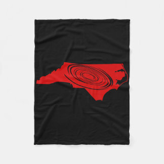 Bunch Of Jerks Funny Hockey Eye Of The Hurricane Fleece Blanket