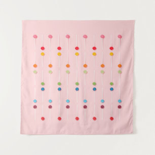 Bunch of lollipops tapestry