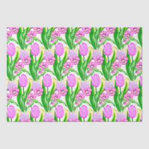 Bunch of Spring Flowers Tissue Paper