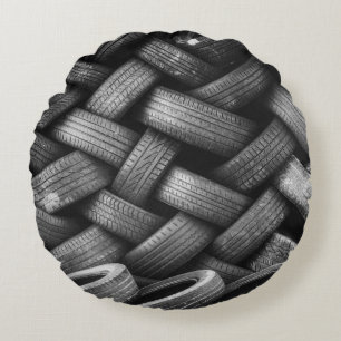 BUNCH OF TIRES ROUND CUSHION