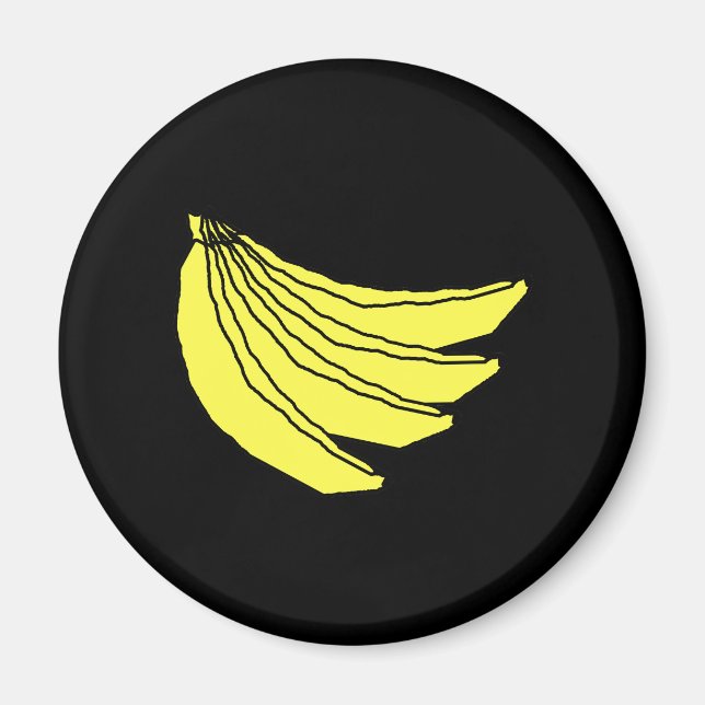 Bunch of Yellow Bananas. Magnet (Front)
