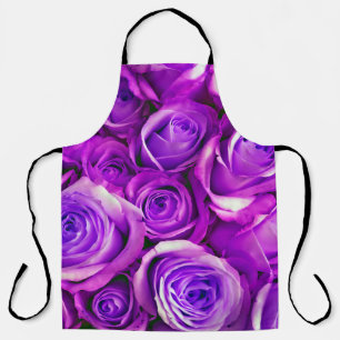 Bunch Roses background Valentine's Day Symbol of l Apron