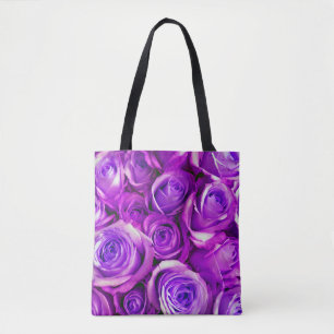 Bunch Roses background Valentine's Day Symbol of l Tote Bag