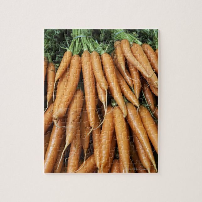 Bunches of carrots jigsaw puzzle (Vertical)