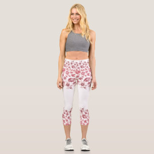 Bunches of Flowers Capri Leggings