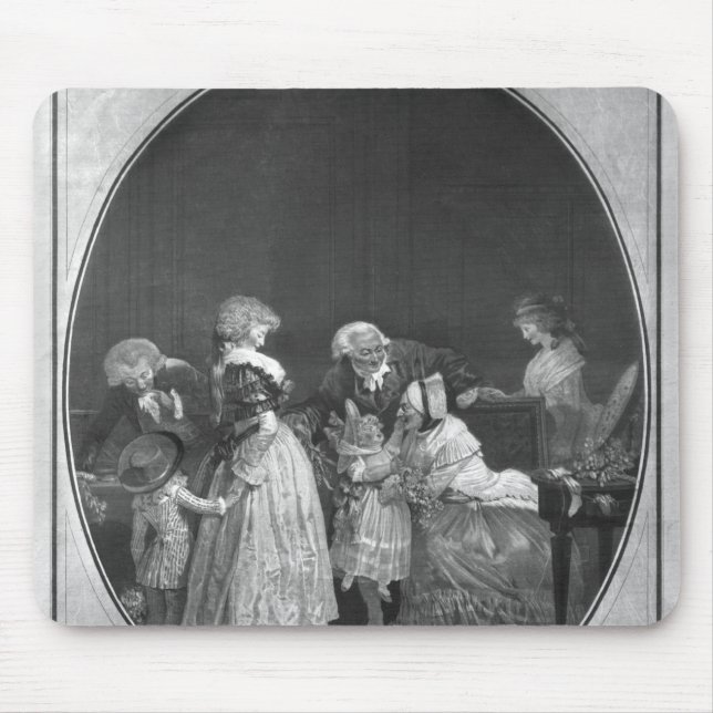 Bunches of flowers or celebrating grandmother mouse pad (Front)