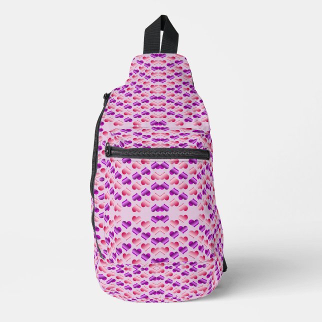 Bunches of Hearts Sling Bag (Front)