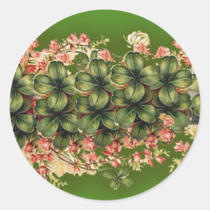 Bunches of Shamrocks Stickers