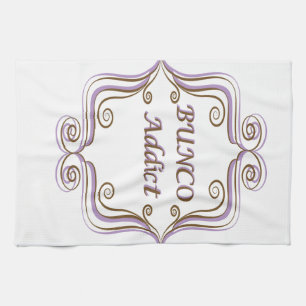 Bunco Addict Tea Towel