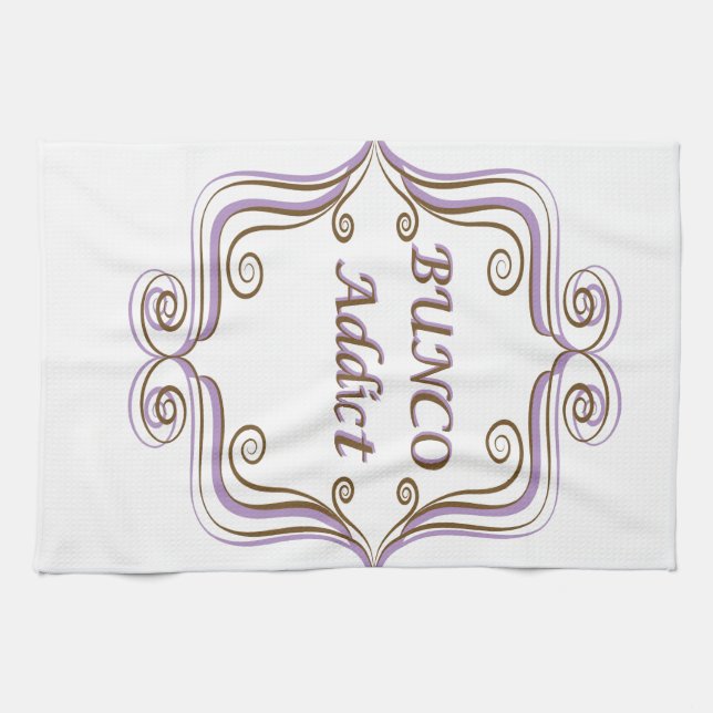 Bunco Addict Tea Towel (Horizontal)