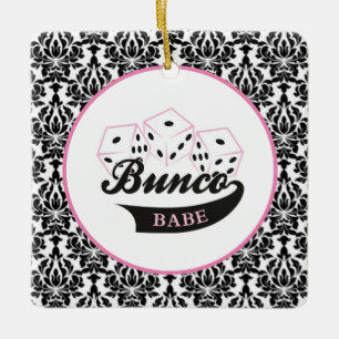 Bunco Babe Christmas Ornament