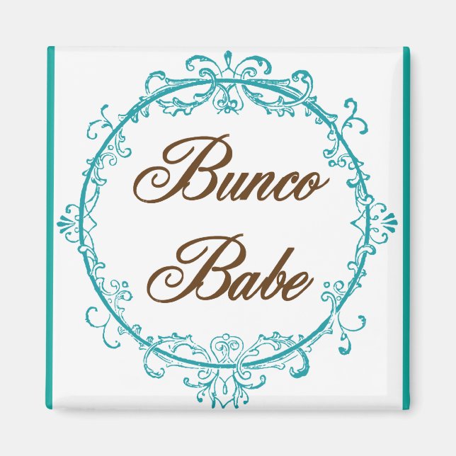 bunco babe magnet (Front)