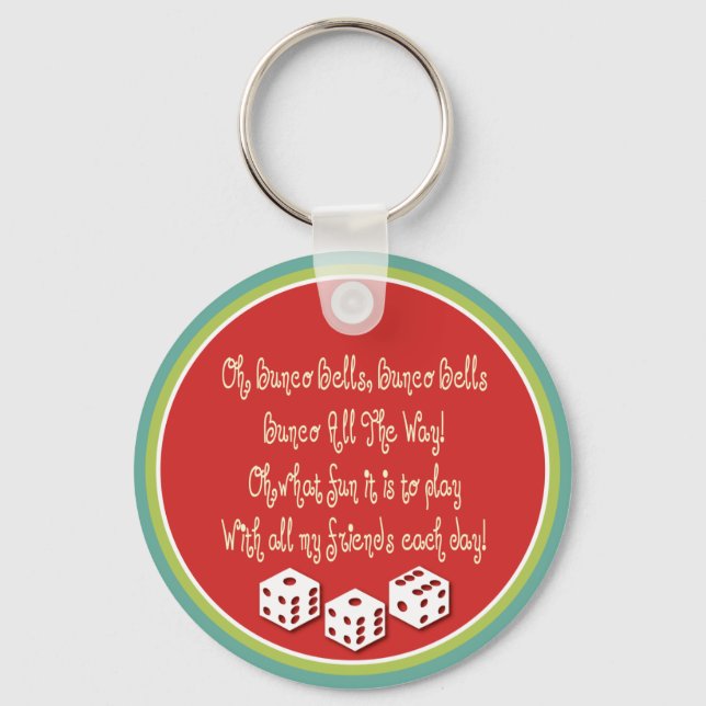 bunco bells, bunco bells key ring (Front)