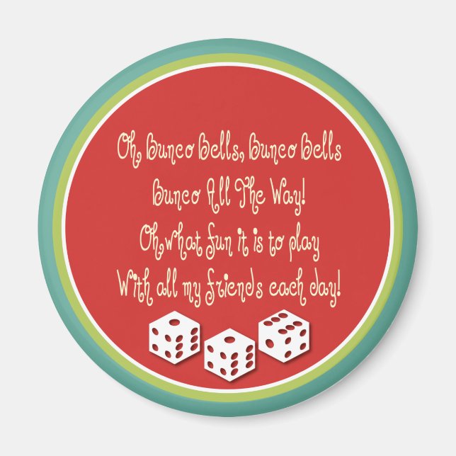 bunco bells, bunco bells magnet (Front)