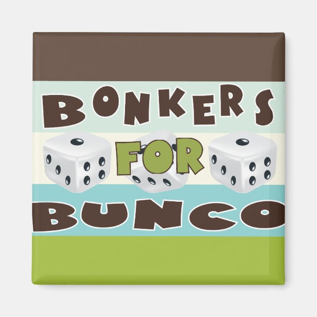 bunco bonkers magnet (Front)