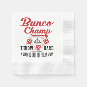 Bunco Champ Party Napkins