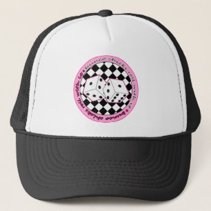 Bunco Chicks Roll With It - Pink Trucker Hat