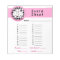 Bunco Chicks Roll with it Score Card Notepad Pink