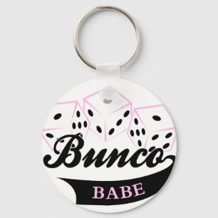 Bunco Dice Game Key Ring