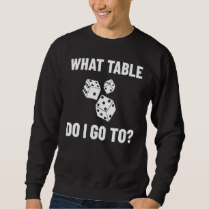 Bunco Dice Game Rules Night Party Sweatshirt