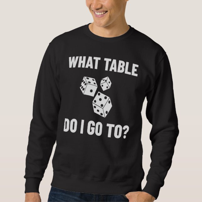 Bunco Dice Game Rules Night Party Sweatshirt (Front)