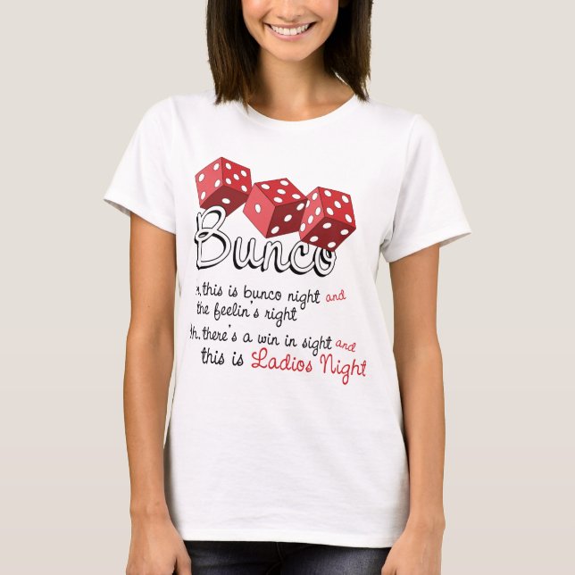 Bunco Dice Game T-Shirt (Front)