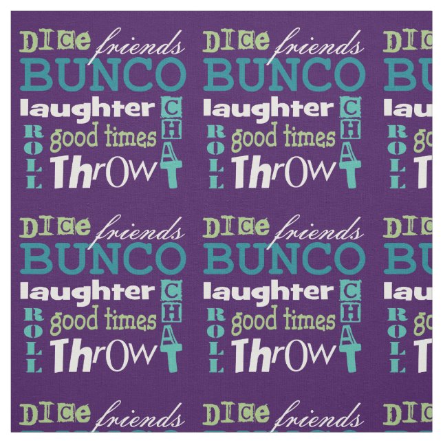 Bunco Friends Fabric (Swatch)