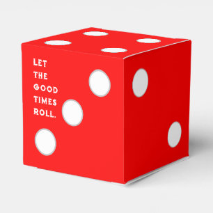 Bunco Game Night Favour Box