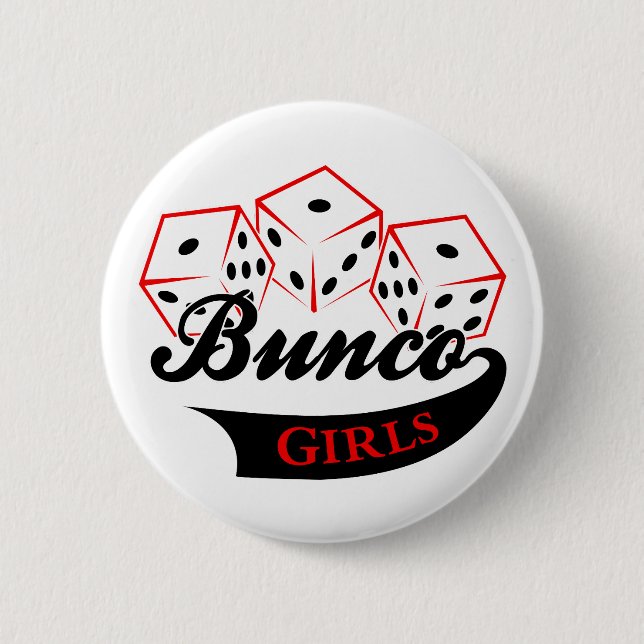 Bunco Girls 6 Cm Round Badge (Front)