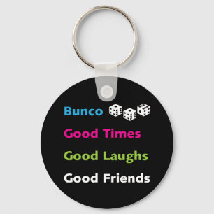 bunco good friends #2 key ring