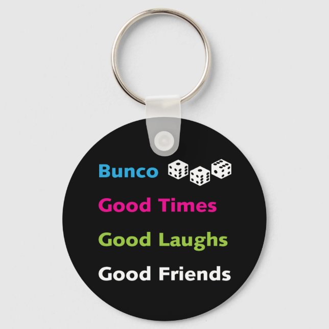 bunco good friends #2 key ring (Front)