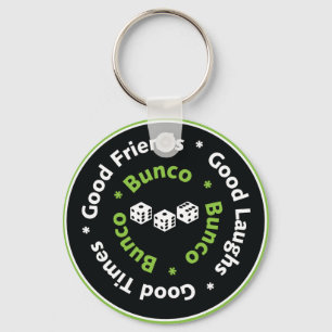 bunco good friends key ring