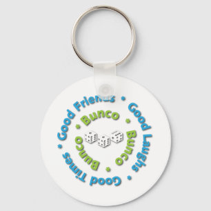 bunco good friends key ring