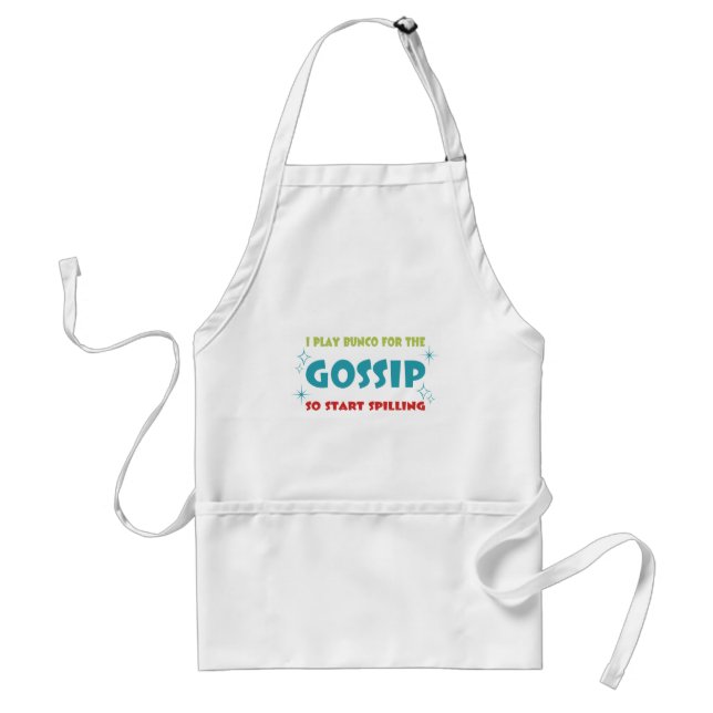 Bunco Gossip Standard Apron (Front)