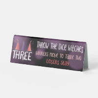 Bunco Halloween Throw The Dice Witches Table Three
