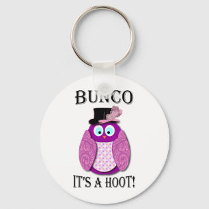 Bunco - It's A Hoot" Key Ring